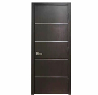 Porte fantôme magique design moderne en bois massif système coulissant intérieur en bois matériel de rail caché surface finie pour chambre à coucher