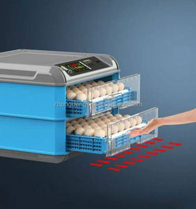 เครื่องฟักไข่ไก่ไฟฟ้าอัตโนมัติคุณภาพสูงขนาดเล็ก ใช้ไฟ DC12v AC220v สำหรับขายส่ง - Product Image 3