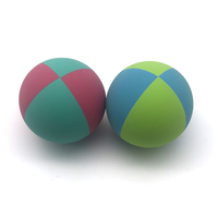 Ballon de jonglage rebondissant de 6 cm en caoutchouc souple creux certifié EN71, jouet sportif pour enfants de 5 à 7 ans, mini, léger, avec logo, directement de l'usine