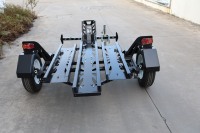 Remolque Pequeño para ATV al por Mayor OEM Personalizado de Acero para Motocicleta Remolque Plegable Pequeño para Motocicleta