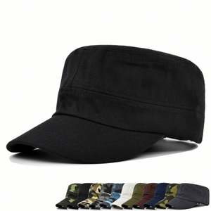 Casquette plate à visière incurvée en coton léger pour loisirs et alpinisme, chapeau de soleil d'été 100% coton unisexe pour l'extérieur, vente en gros, casquette de capitaine - Product Image 1