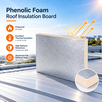 Panneau d'isolation de toiture en mousse phénolique pour bâtiments tropicaux, isolation thermique pour toiture métallique