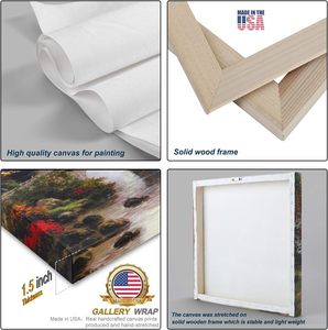 Looife 3 panneau moderne New York paysage urbain toile mur Art imprime 12 "x 16" <span class=keywords><strong>pont</strong></span> <span class=keywords><strong>de</strong></span> Brooklyn photo tendue encadrée pour vivre - Product Image 2