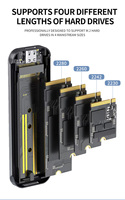 M.2 SSD NGFF a USB adattatore 3.0 in alluminio custodia in metallo custodia Hard Disk con interfaccia esterna tipo-C