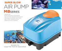 Pompe à air pour aquarium Periha, rectangulaire, silencieuse, durable, haute pression, 110V-220V, en plastique, 15W-85W, garantie 1 an, manuel d'utilisation