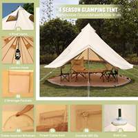 Tente de jeu sur mesure, tente de camping de luxe, imperméable, pour 12 personnes