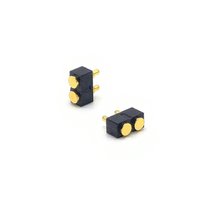 Conector POGOPIN de paso de 2.54 mm, tipo pin header, de una sola fila, recto, 1*2P - Product Image 1