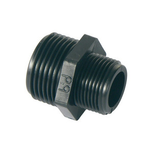 Raccordi a riduzione in PP nero 2 x 1 1/2 per irrigazione da giardino - Product Image 1