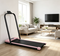 Tapis de course de haute qualité pour la maison, écran LCD, type mécanique, pliable, structure en acier, 1,0-6 km/h
