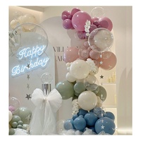Nouveautés Tendance 2026 – Ballons Ronds en Latex de 12 Pouces pour Anniversaire, Couleurs Pastel : Blanc Coucher de Soleil, Rose, Bleu, Vert, Lavande