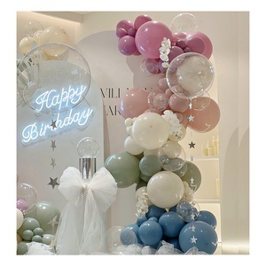 Nuovi Arrivi Tendenza 2026: Palloncini Rotondi in Lattice da 12 Pollici per Compleanno, Colori Pastello: Bianco, Rosa, Blu, Verde, Lavanda - Product Image 6