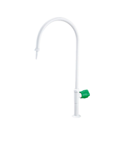 Robinet à joint unique pour charges lourdes, résistant à la chaleur, en laiton, avec revêtement en poudre et barrière chimique, à noyau céramique, pour évier de laboratoire