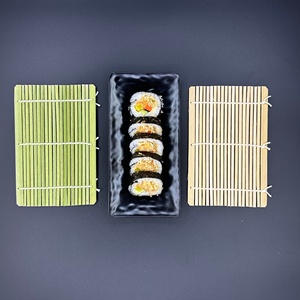 Tapete Cuadrado para Enrollar <span class=keywords><strong>Sushi</strong></span> con Borde Grueso y Estampado Animal Verde, Tapete para Preparar Comida Japonesa, Posavasos - Product Image 2