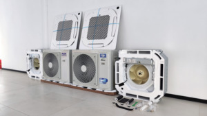 เครื่องปรับอากาศแบบคาสเซ็ตคุณภาพเดียวกัน 220V ราคาประหยัด 240000btu แบบทำความเย็นอย่างเดียว ใช้แก๊ส R410A - Product Image 5