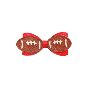 Children's Casual Fabric Cartoon Rugby Hairpin with Bowknot Eco-Friendly Daily Themed Hair Accessory - Product Image 2