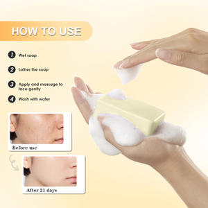 Jabón blanqueador hecho a mano Natural Oem/Odm, jabón blanqueador de piel Facial de glutatión, jabón blanqueador corporal de lujo - Product Image 5