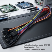 Connecteurs JST XH Molex à 6 broches en PVC personnalisés OEM ODM Henghua pour faisceaux de câbles d'équipements moteurs