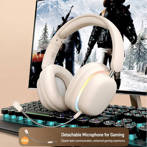Auriculares Inalámbricos para Juegos SY-T3 RGB, Auriculares Plegables con Micrófono, Batería de 400 mAh para PC y Teléfono Móvil - Product Image 4