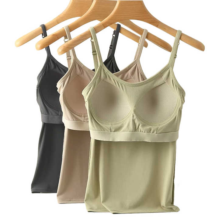 camisole tank top with built in bra