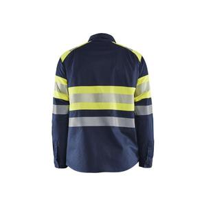 BLAKLADER - 322915178933XXXL Multinorm <b>shirt</b> Hi-vis Navy blue/Yellow - EAN 7330509730164 <b>FLAME</b> RESISTANT WORKWEAR - Product Image 2