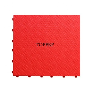 Quick Repair Shop Interlocking Solid PP <b>Plastic</b> Flooring <b>Tiles</b> - Product Image 1