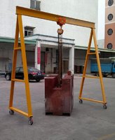 Certification CE ISO fabriquée en Chine Grue à portique portable d'atelier de 15 tonnes Mini petite grue à portique mobile électrique de 10 tonnes