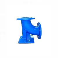 Fitting Pipa Besi Ductile ISO2531 90 Derajat DN80 Double Flanged Duckfoot Elbow