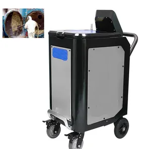 Dry ice cleaning machine for industrial cleaning