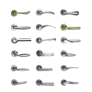 Set di Serrature a Leva in Acciaio Inox 201 di Stile Moderno per Porte Interne, Porte da Camera e Maniglie per Finestre - Product Image 2