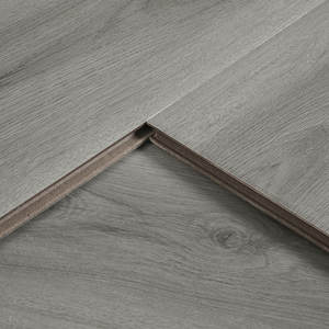 <span class=keywords><strong>Suelo</strong></span> <span class=keywords><strong>laminado</strong></span> barnizado de alto brillo de Roble gris de grado industrial para obras de construcción con los últimos métodos de instalación baratos - Product Image 1