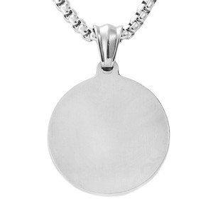 yunnique Stainless Steel <b>Tree</b> Of Life Pendant <b>Necklace</b> Men's Retro Geometric Design 19008 - Product Image 2