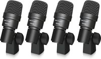 Ensemble de microphones pour batterie Behringer BC1200 professionnel, 7 pièces, construction en métal et plastique, réponse en fréquence de 18 kHz pour studio et en direct