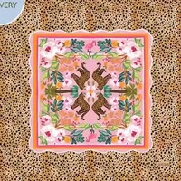 Ensemble de Mahjong américain de luxe, automatique, pliable, moderne, vert et rose, en acrylique multicouche, avec tuiles imprimées florales personnalisées