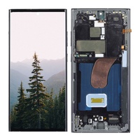 Repuesto de Pantalla OLED para Samsung S23 Ultra, Pantalla de 6.8 Pulgadas con 1 Año de Garantía, LCD para Teléfono Móvil