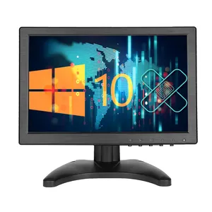 Kecil PC Komputer Mobil Layar Lebar 10 "Inch TFT LCD Display Monitor dengan Harga Pabrik