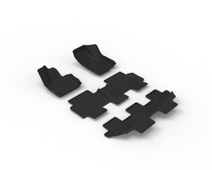 Alfombrillas de Coche Personalizadas Ecológicas de TPE de 3.5mm de Grosor para <span class=keywords><strong>Volkswagen</strong></span> <span class=keywords><strong>Sharan</strong></span> 2012-2019, Juego Completo para Todo Clima, 100% Impermeables - Product Image 2