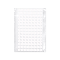 120 autocollants adhésifs circulaires transparents réutilisables, points collants double face ultra-résistants, pour affichage professionnel de nuanciers de vernis à ongles