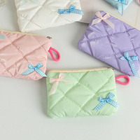 Pochette de Maquillage Mini Personnalisée en Gros, Trousse de Toilette Portable pour Femme, Petite Pochette de Voyage à Fermeture Éclair, Portefeuille et Sac Cosmétique pour Rouge à Lèvres