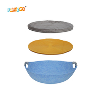 Famipet – lit pour chat et animal de compagnie, nouvel arrivage, confortable, Design demi-cercle, tapis amovible en feutre, vente en gros