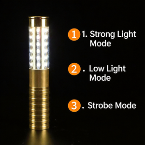 Wedding New Year Party Decoration LED Strobe Flash Light Key <strong>Control</strong> RGB Hot Selling Rechargeable Metal Indoor Flashing Lamp - Product Image 4