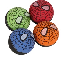 Balles rebondissantes miniatures personnalisées en PVC de 32 mm en caoutchouc avec logo imprimé en forme d'étoile, motif rond, taille promotionnelle de 27 mm - pour cadeau