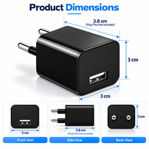 กล้อง USB WiFi ความละเอียด 1080P พร้อมระบบตรวจจับความเคลื่อนไหว รองรับการดูภาพระยะไกล รองรับการ์ด Micro SD สูงสุด 128GB - Product Image 3