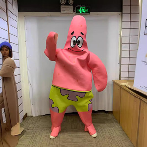 Disponibile Costume di Halloween di <span class=keywords><strong>SpongeBob</strong></span> SquarePants, Costume da <span class=keywords><strong>Patrick</strong></span> Star per Adulti, Outfit per Performance, Cosplay Anime, Costume da Mascotte Prodotto in Cina - Product Image 3