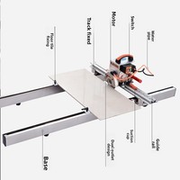 Couteau électrique portable pour carrelage, 220V, machine à découper les plaques de pierre, avec moteur principal