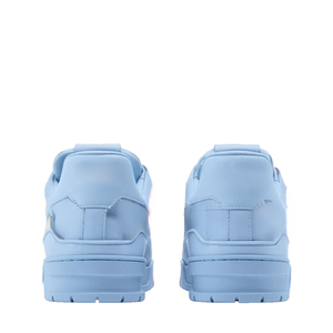 Trainer Sports And Leisure Shoes Are Refreshing Light Blue Delicate Smooth Leather Retro High-<b>End</b> Sports Shoes Comfortable - Product Image 4