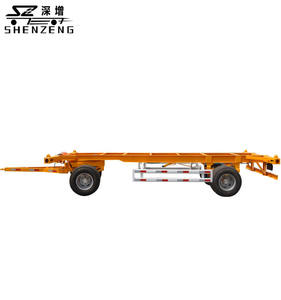 Utilisation de remorque de camion châssis de remorque de conteneur à 2 essieux à vendre - Product Image 3