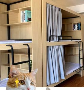 Cama Capsula Moderna de Acero y Madera para Apartamentos, Hospitales, Casas de Huéspedes, Dormitorios, Hoteles, con Función de Almacenamiento - Product Image 5