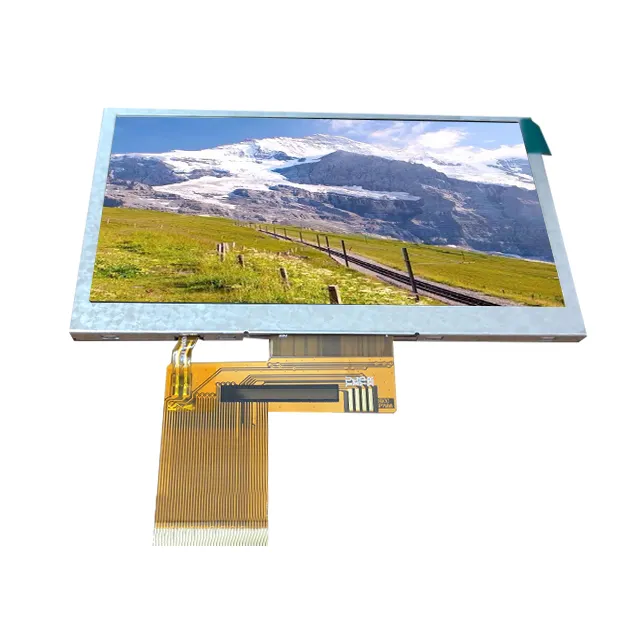 OEM Factory 4.3 pollici TFT LCD Display 480x272 RGB interfaccia pannello LCD per Display industriale