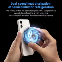 Enfriador Magnético/Clip Trasero 2 en 1 para Teléfono, Semiconductor 5V2A, Radiador de Enfriamiento Rápido para IOS y Android, Transmisión en Vivo, Juegos PUBG
