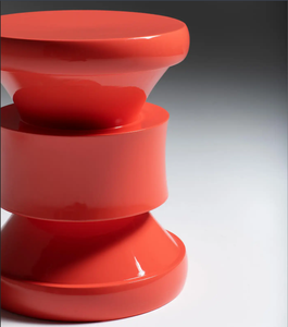 Mesa Auxiliar de Laca Hecha a Mano de Lujo, Acabado Brillante Elegante, Diseño Artístico, Perfecta para la Decoración de la Sala de Estar - Product Image 6